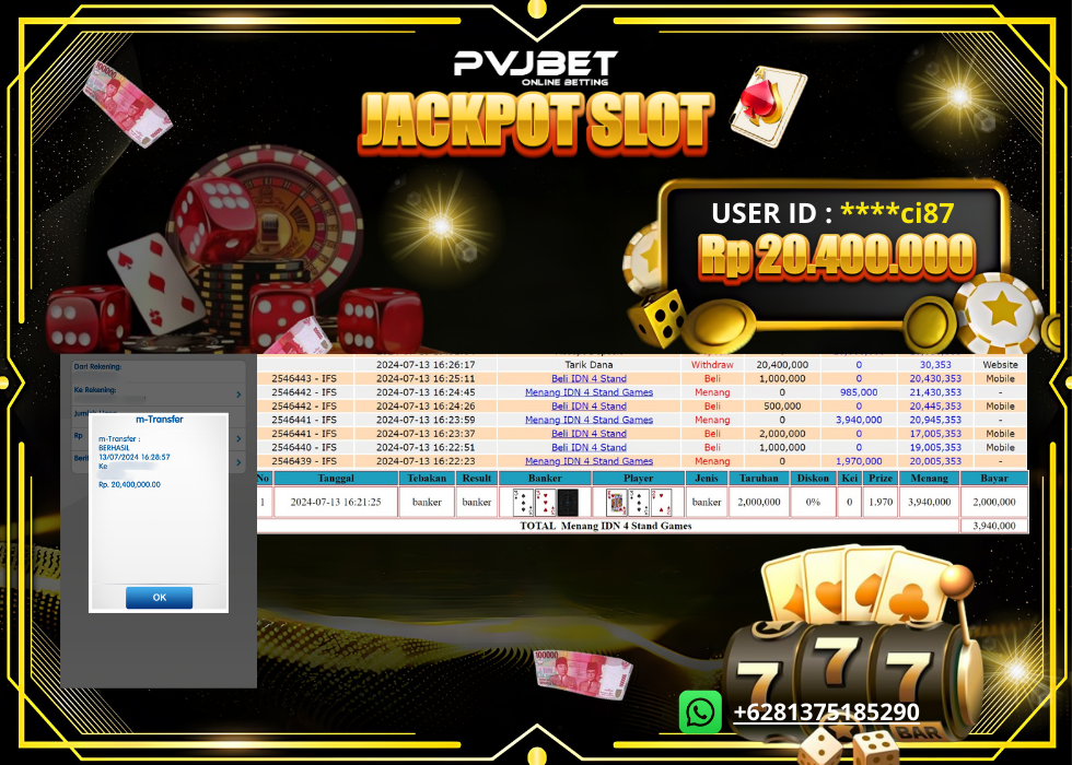 jackpot slot pvjbet