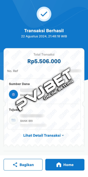 Bukti Pembayaran Kemenangan Player di PVJBET (11)